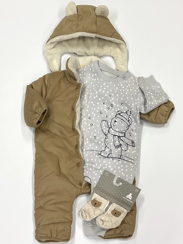 冬も寒くないね！カバーオール