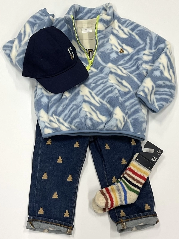 外で元気に遊ぼうコーデ