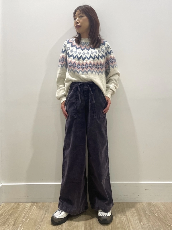 ふわもこフェアアイル柄セーター