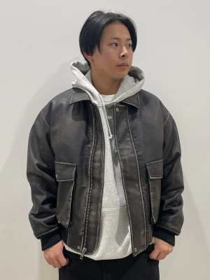 おすすめ☆ヴィーガンレザージャケットのスタイリング | Gap公式