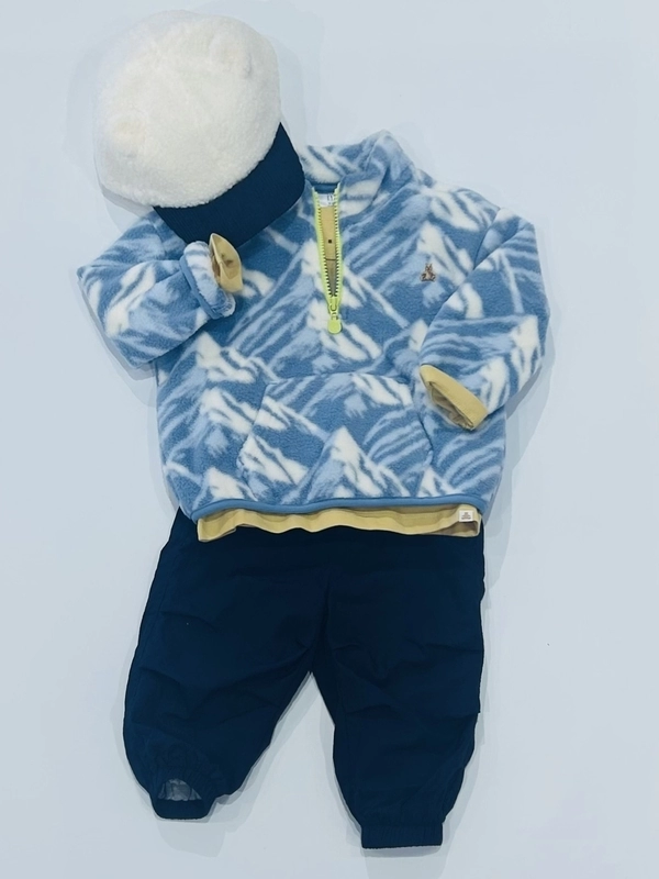 【トドラー】あったかフリースコーデ