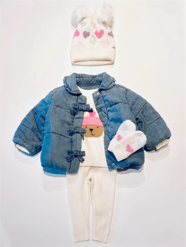 あったかデニムジャケットでブラナンくんとおでかけ♪