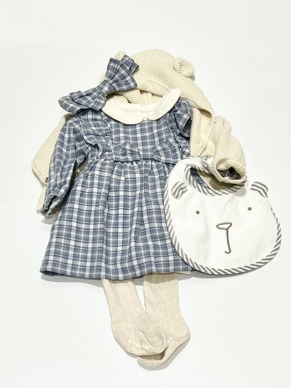 やわらかあったかいフランネルワンピース