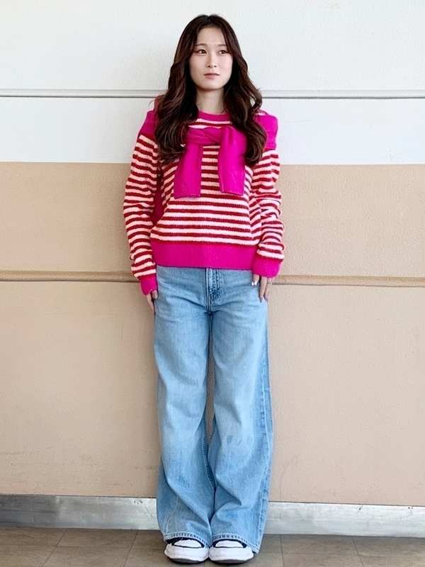 【可愛い】しましまセーター☆