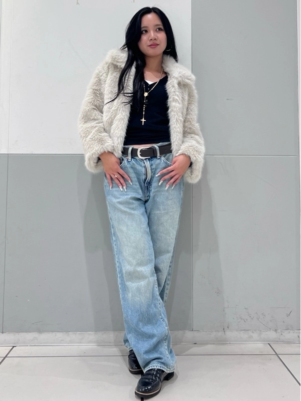 Gap公式オンラインストア | リサイクル フェイクファー クロップド