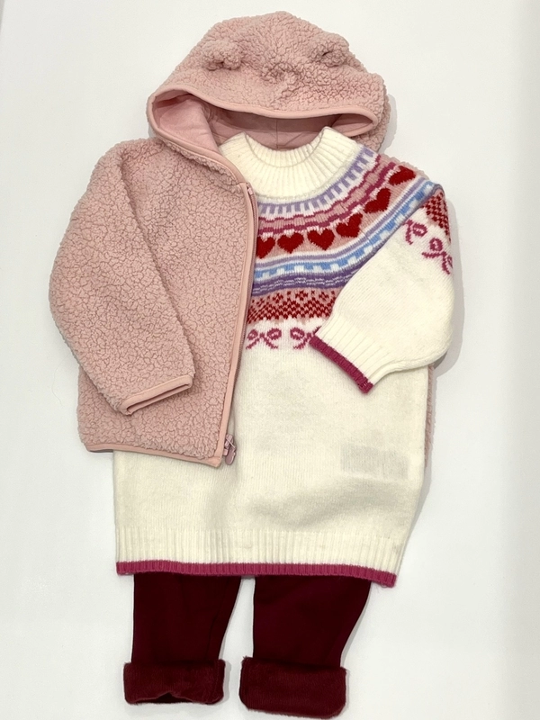 あったかニットワンピコーデ