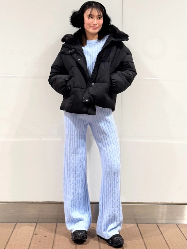 冬のお出掛けファーコーデ