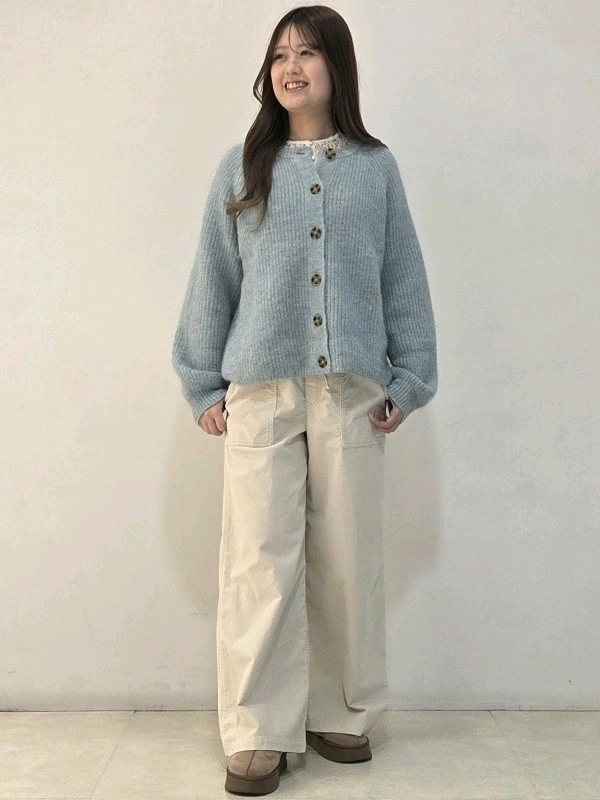 レース×ふわもこ