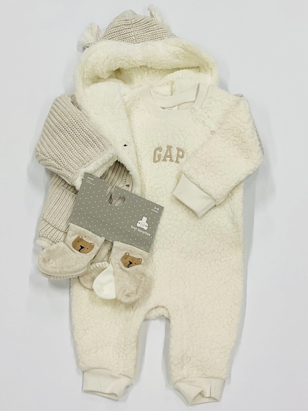 もこもこあったかカバーオール