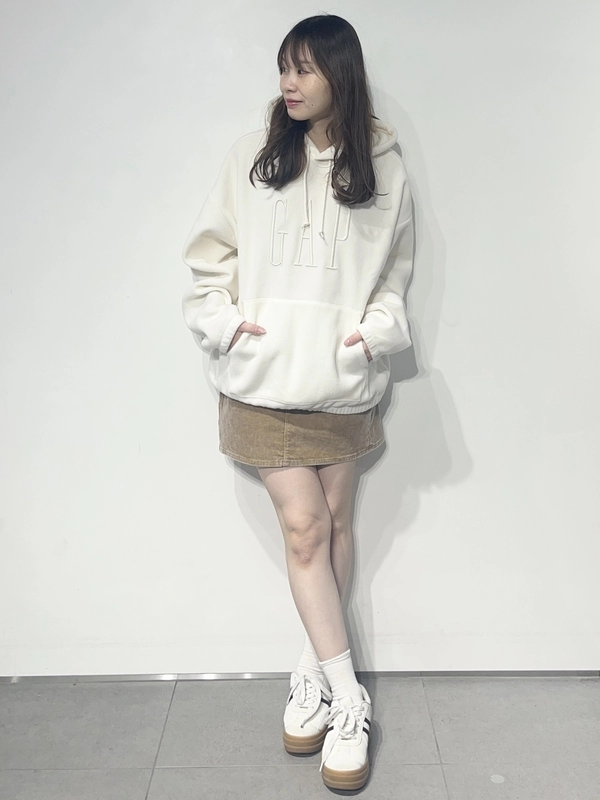 【軽いのに暖かい！】フリースロゴパーカー