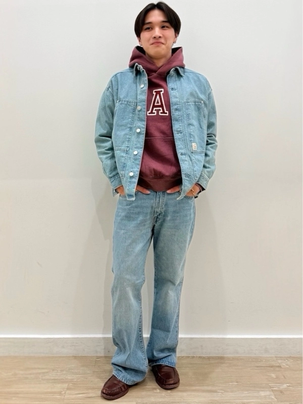 岡山デニムパーカー セットアップ New】GAPロゴパーカー×デニムセットアップ | Gap公式オンラインストア