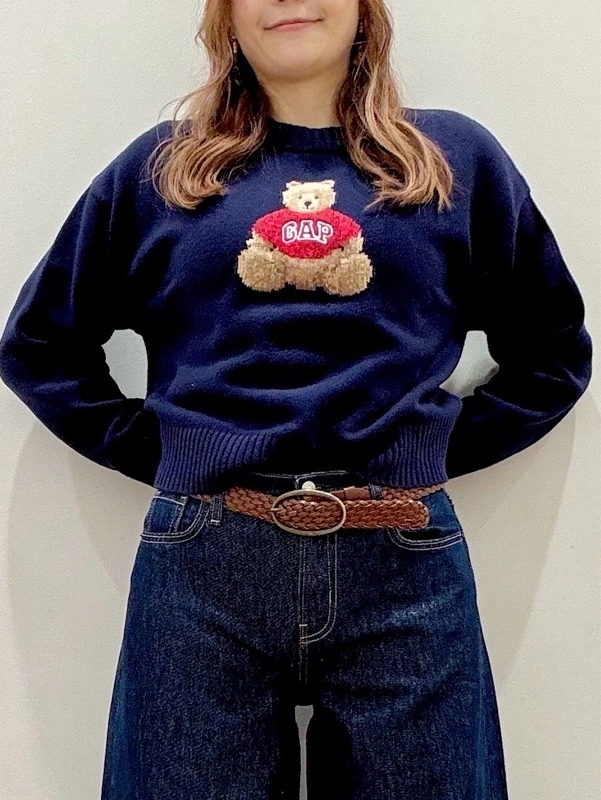ギャップ　ブラナンベアセーター　レディースS 新作♡】ブラナンベアセーターのスタイリング | Gap公式オンラインストア