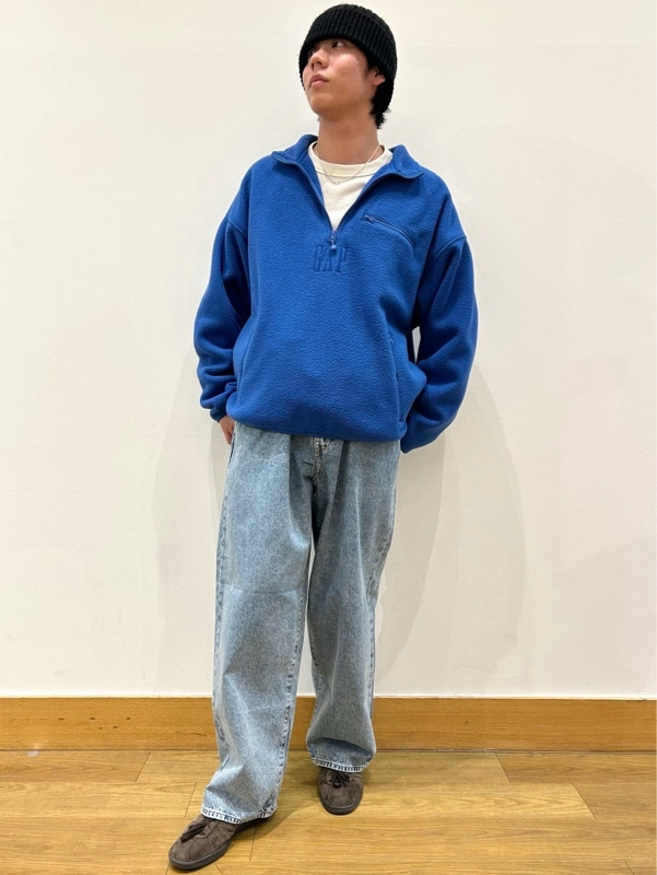 か*こ様 GAP オーバーサイズ ハーフジップ フリース 楽天市場】z