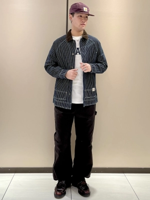 GAP ストライプ デニム カバーオール Gap公式オンラインストア