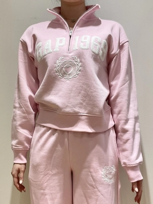 ビンクが◎ハーフジップスウェットセットアップ | Gap公式オンラインストア