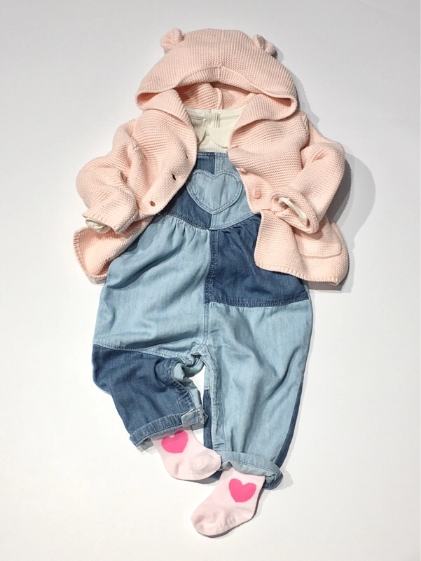 GAP デニムくまさん カバーオール 70cm デニム くまさん GAPロゴ
