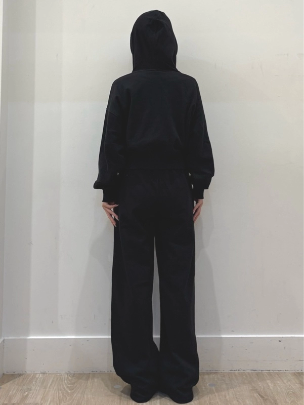 GAP ブラック パーカーとパンツセット Gap公式オンラインストア | GapFit オーバーサイズ 1/4ジップアップ