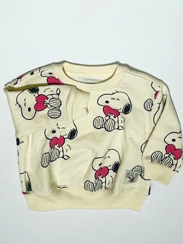 snp!♡   スヌーピーセットアップ  80 SNOOPY（スヌーピー） グッズ セットアップ 裏起毛/トレーナー
