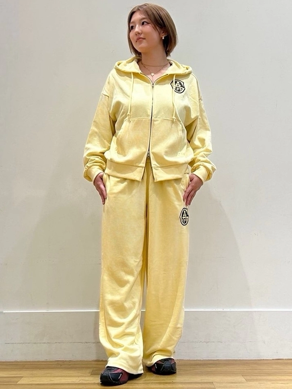 YELLOW♡スウェットセットアップ MIDWEIGHT SWEATS STAPLE SET FUNNEL ZIP - ORANGE SODA – SET ACTIVE