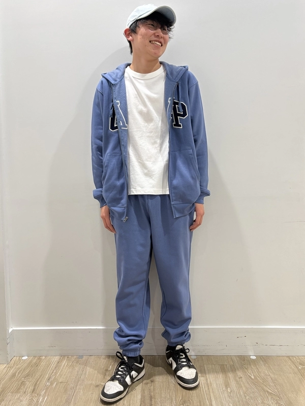 新品タグ付き　 GAP　トラックジャケット＆パンツ　セットアップ　ブルー　Ｓ 新作！トラックジャケット&パンツ | Gap公式オンラインストア