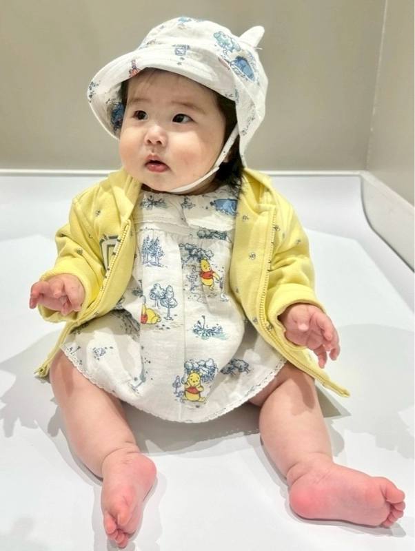 GAP プーさんコラボ コットンガーゼ コーデ セット 70cm GAP｜(K)くまのプーさん コットンガーゼ コーデセット (ベビー