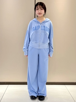 GAP EST1969 セットアップ 青色 1969年設立 Gap公式オンラインストア | EST1969 オーバーサイズ プルオーバー