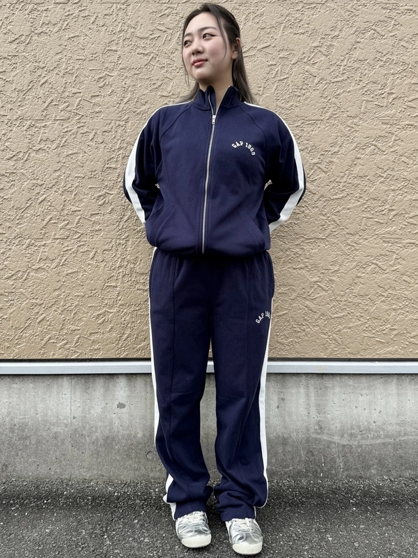 GAP ネイビー ジャージパンツ&トラックジャケット セットアップ XXS 新作】トラックセットアップ | Gap公式オンラインストア