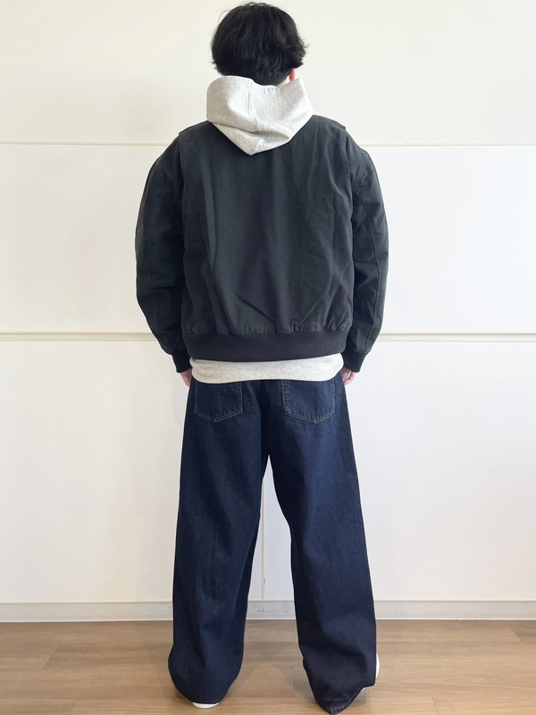 さ*ま様 即完売品　GAPキャンバス ボンバージャケット 黒 キャンバス ボンバージャケット｜ギャップの通販｜&mall（アンドモール