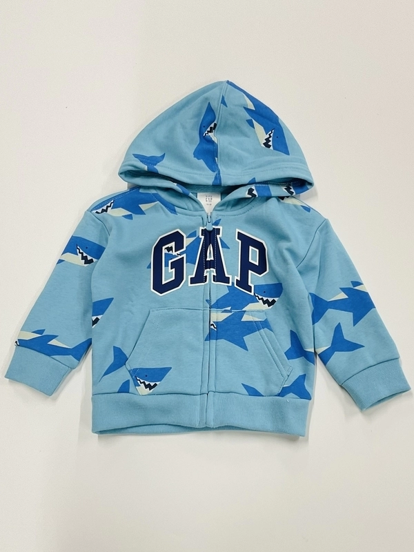 新品 ベビーギャップ GAP 100cm フード付きパーカー レインコート サメ サメパーカー☆ | Gap公式オンラインストア