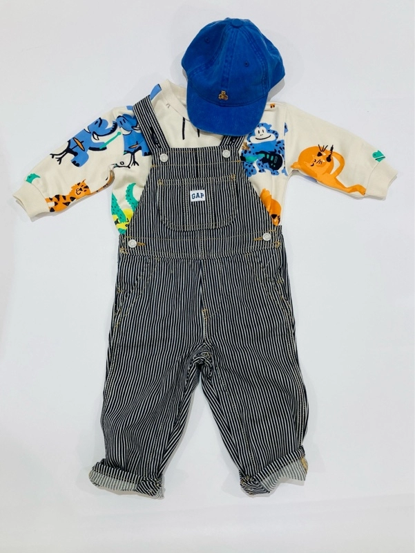 GAP ストライプ デニム カバーオール GAP デニムカバーオール - Fresh Service NECESSARY or UNNECESSARY