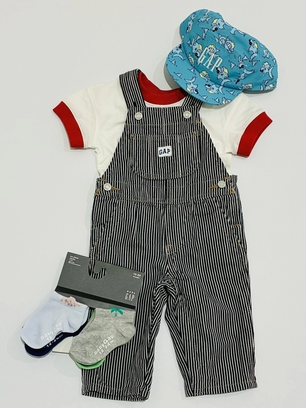 GAP ストライプ デニム カバーオール GAP デニムカバーオール - Fresh Service NECESSARY or UNNECESSARY