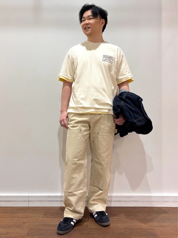 GAP カーペンターパンツ ペイントスプラッター ホワイト W34 大人気ダブルニーカーペンターパンツの新色登場っ！！』 | Gap公式
