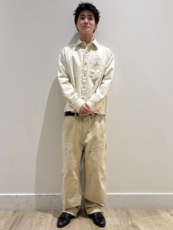 GAP カーペンターパンツ ペイントスプラッター ホワイト W34 ペインターパンツ | Gap公式オンラインストア
