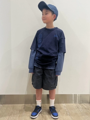 ま*り様 00s oldgap サーマル ブルー ロゴ 短丈 シティーボーイ Gap公式オンラインストア