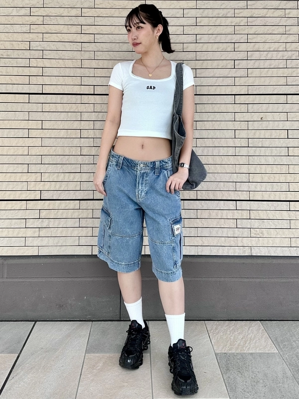 【古着】00s y2k archive GAP バギーショートパンツ 30 Gap公式オンラインストア | Gap × Sean Wotherspoon 13インチ デニム