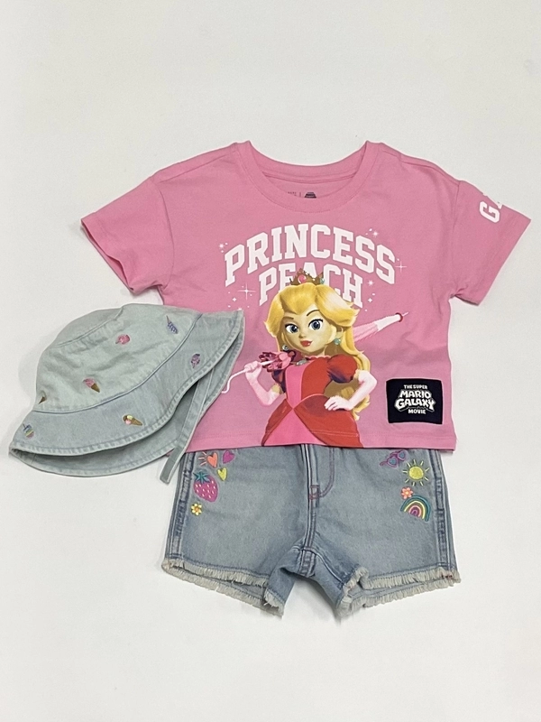 マリオコラボ☆ピーチ姫Tシャツ | Gap公式オンラインストア