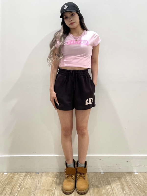ブラウン ロゴ入り ショートパンツ Lサイズ おすすめブラウン☆ロゴショートパンツ | Gap公式オンラインストア