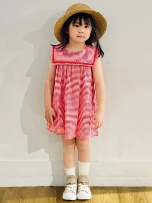 katie ケイティ　BABY SITS!ギンガムチェックセーラーワンピース webpMedium_92997358-6405-43cf-