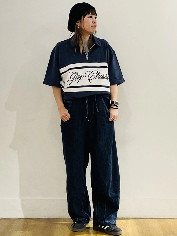 ハーフジップネイビーコーデ | Gap公式オンラインストア
