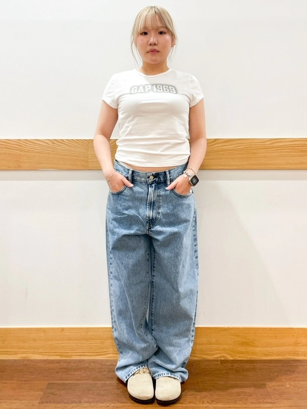 GAP EXTRA BAGGYデニム スーパーバギー 5P FALL