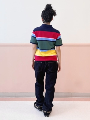 カラフルボーダーポロシャツで夏っぽく | Gap公式オンラインストア