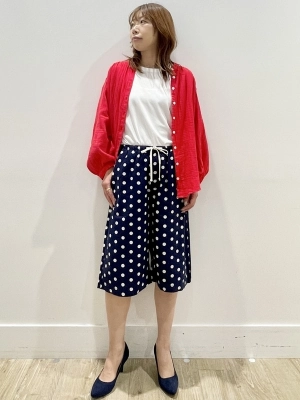 ドット柄リネンキュロットパンツ | Gap公式オンラインストア