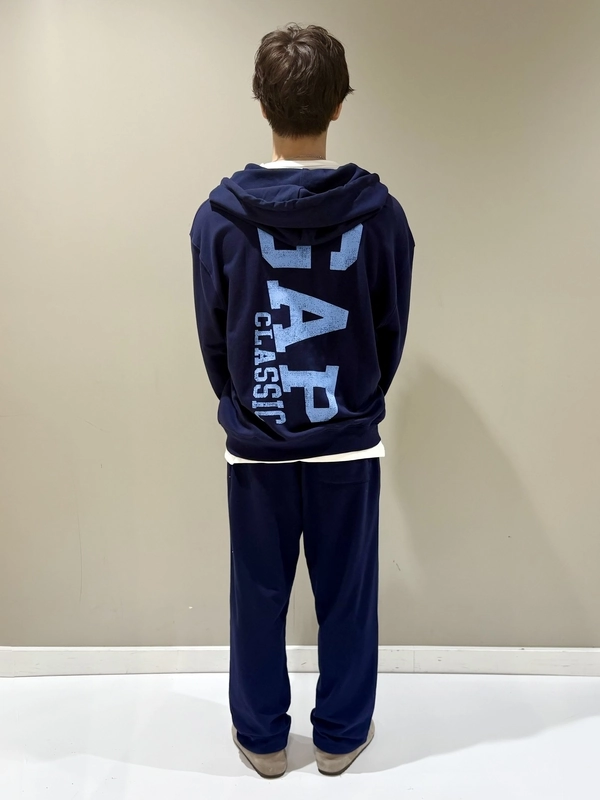 GAP スウェット セットアップ 上下 ネイビー ビッグロゴ XL CG71 人気セットアップ | Gap公式オンラインストア