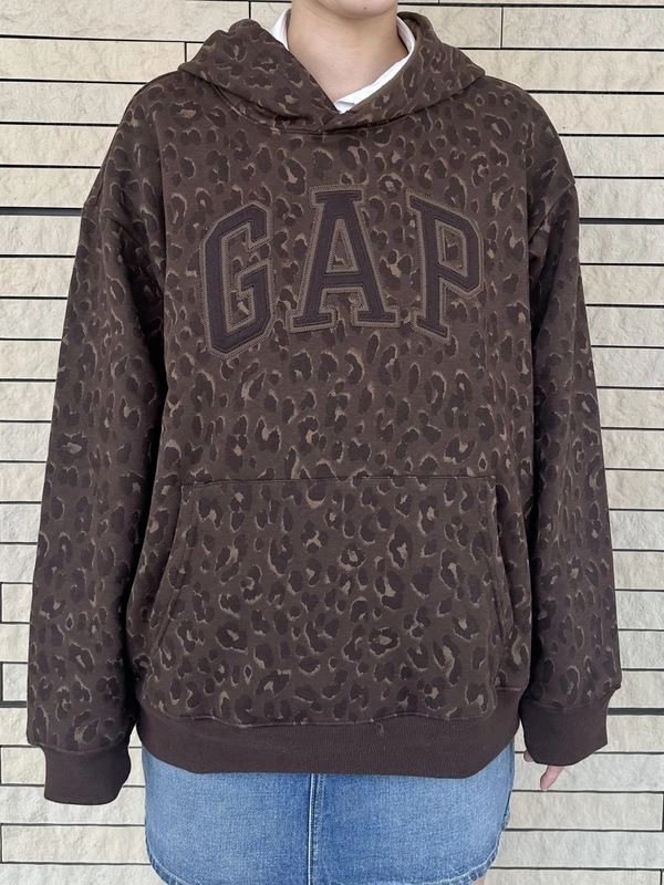 must buy】レオパード柄Gapロゴパーカー | Gap公式オンラインストア