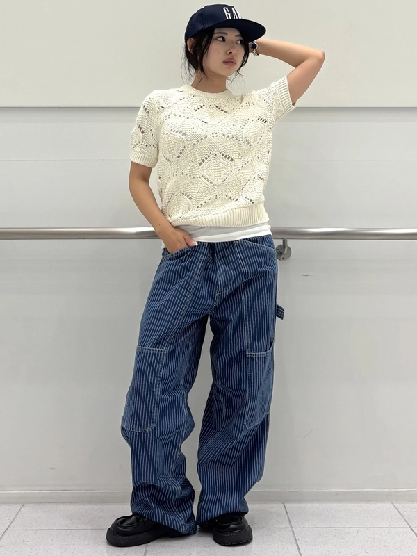 Gap公式オンラインストア | スーパーバギー ダブルニー ストライプ 