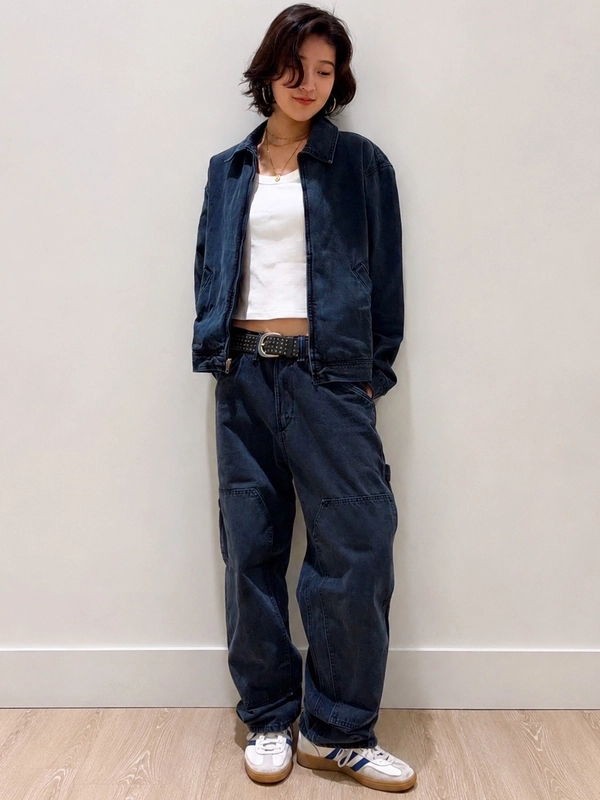 彩*舞様 GAP セットアップ ダブルニーパンツ gジャン デニムセットアップは、やっぱりほしい！ | Gap公式オンラインストア