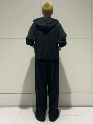 新品タグ付き⭐️2025FW⭐️セットアップ　フーディ　パンツ上下⭐️ ブラック　M 秋のセットアップStyle】 | Gap公式オンラインストア
