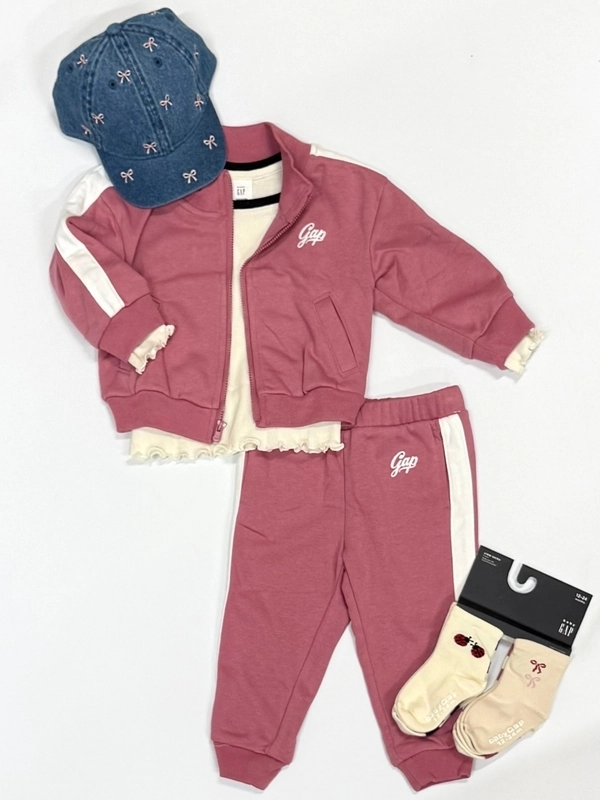 GAP トラックジャケット セットアップ 赤 大注目】baby♡セットアップ | Gap公式オンラインストア