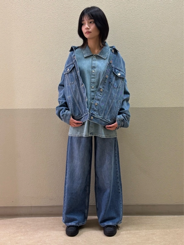 Gap公式オンラインストア | オーバーサイズ アイコンデニムジャケット