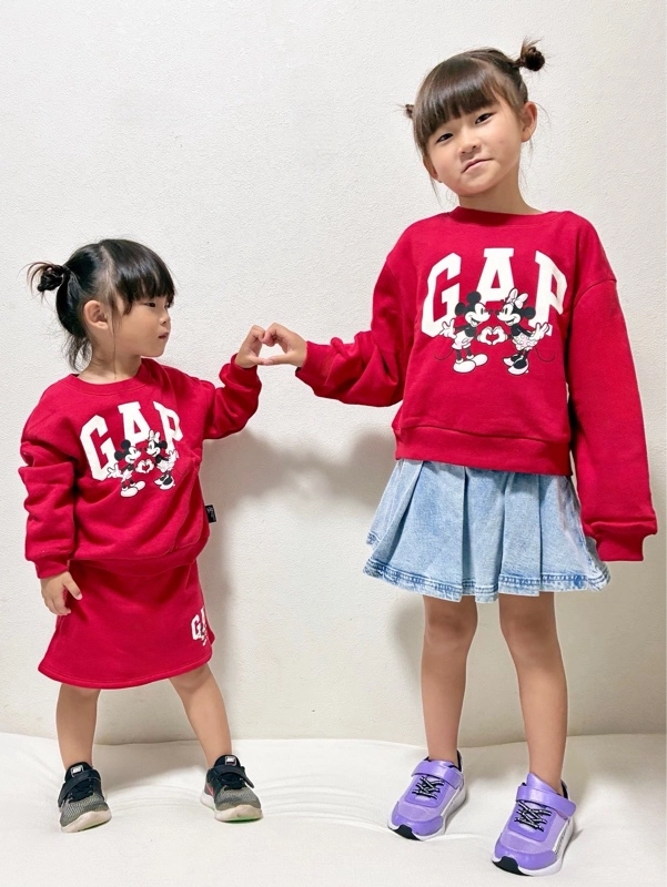 今が買い】ミッキー♡ミニースウェットシャツ◎姉妹お揃い | Gap公式